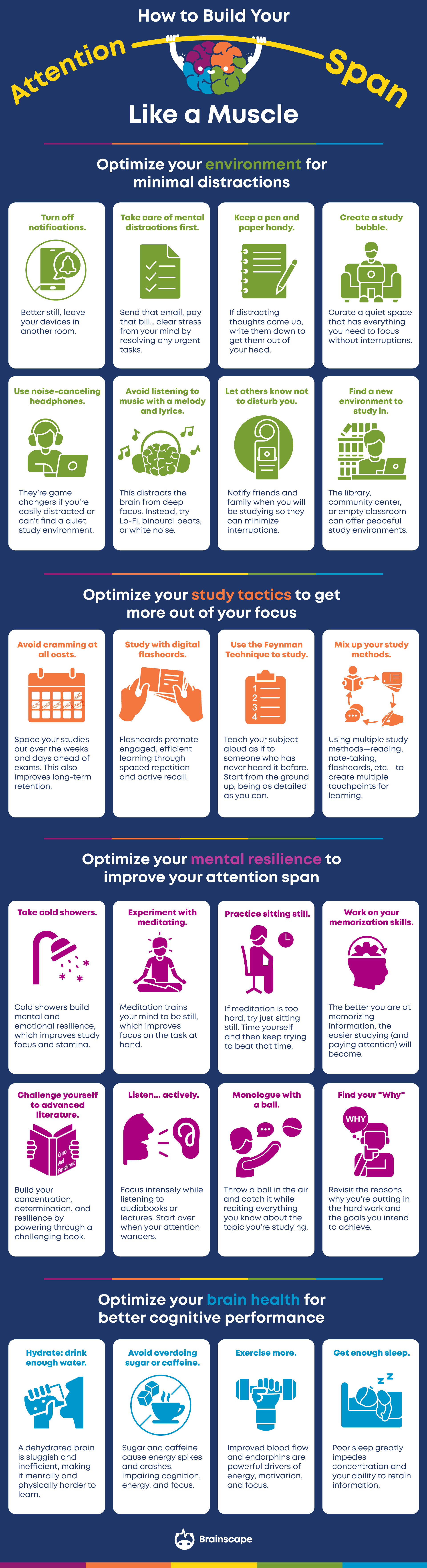 24 Tips for improving your attention span and focus